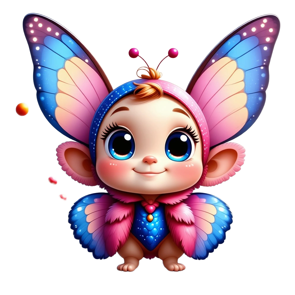 Charming Butterfly Baby